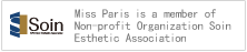 Miss Paris is a member of Non-profit Organization Soin Esthetic Association